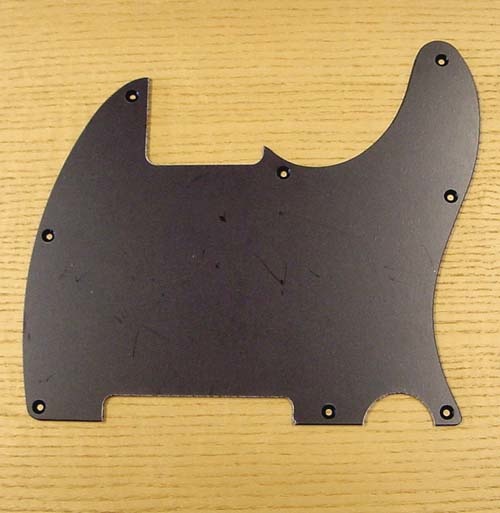 Allparts Telecaster Esquire Pickguard black 1ply