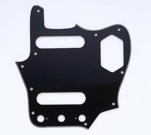 Jaguar pickguard black 3ply