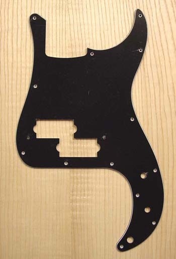 Allparts Precision Bass pickguard black 3ply