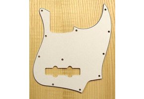 Allparts Jazz Bass slagplaat wit 3-laags