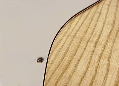 Allparts Jazz Bass slagplaat wit 3-laags