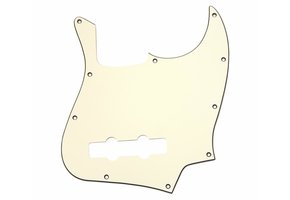 Allparts Jazz Bass pickguard parchment 3ply