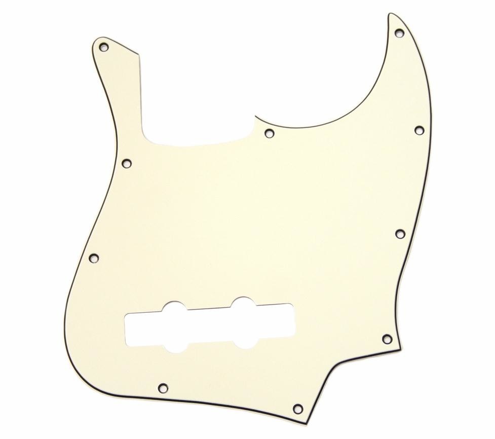 Allparts Jazz Bass pickguard parchment 3ply