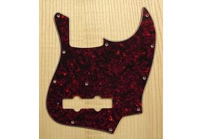 WD Jazz Bass pickguard brown tortoise 4ply