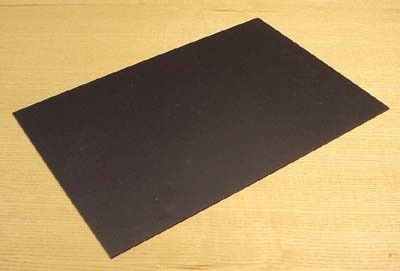 Allparts pickguard blank 30x45cm black 1ply matte
