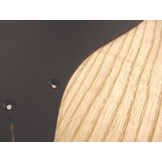 Allparts pickguard blank 30x45cm black 1ply matte