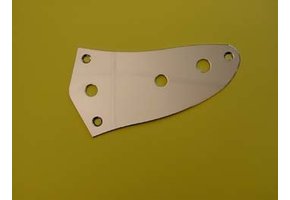 Jaguar control plate chrome
