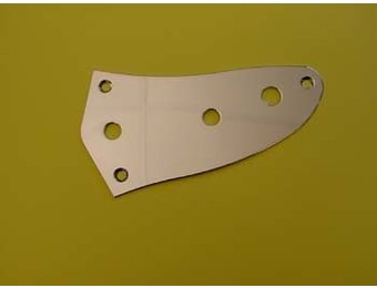 Jaguar control plate chrome