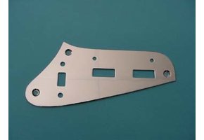 Jaguar upper switch plate chrome