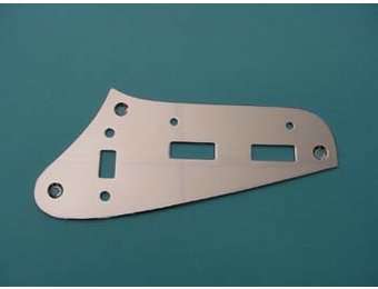 Jaguar upper switch plate chrome