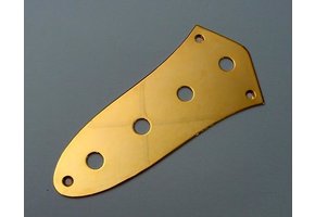 Jazz Bass control panel gold