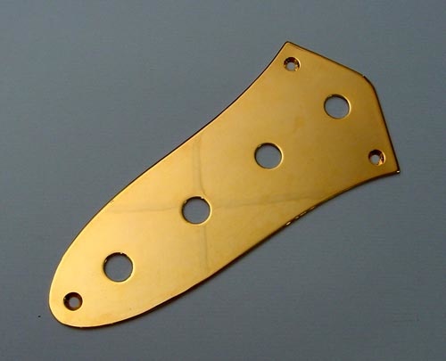 Jazz Bass control panel gold