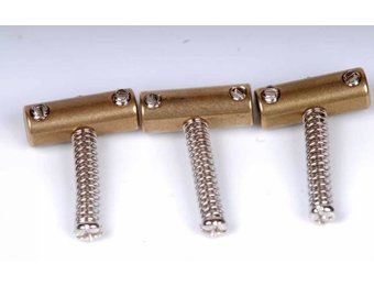 Tele saddles brass compensated set/3