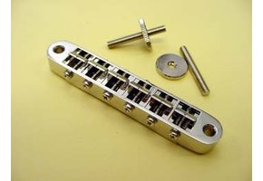 Gotoh GE103B Tune-O-Matic bridge chrome, 4mm studs