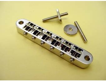 Gotoh GE103B Tune-O-Matic bridge chrome, 4mm studs