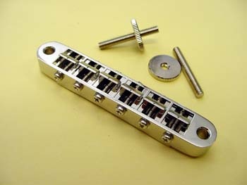Gotoh GE103B Tune-O-Matic bridge chrome, 4mm studs