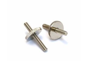 LP bridge studs nickel set/2