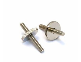 LP bridge studs nickel set/2