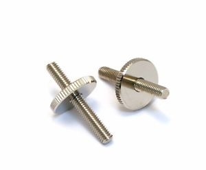 LP bridge studs nickel set/2