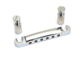 LP stop tailpiece USA w/studs chrome
