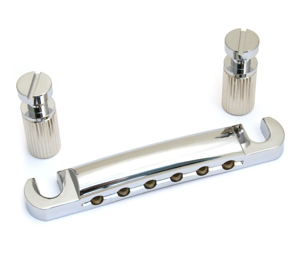 LP stop tailpiece USA w/studs chrome