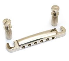 LP stop tailpiece USA w/studs nickel
