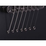 String Thru ferrules 4mm black set/6