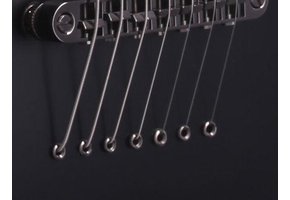 String Thru ferrules 4mm black set/6