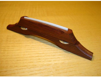 Palissander Jazz Gitaar brug met plastic zadel