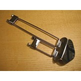 Split trapeze tailpiece chrome