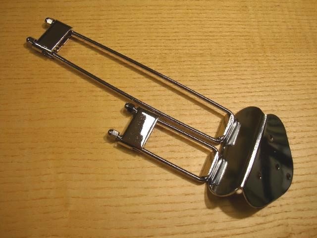 Split trapeze tailpiece chrome