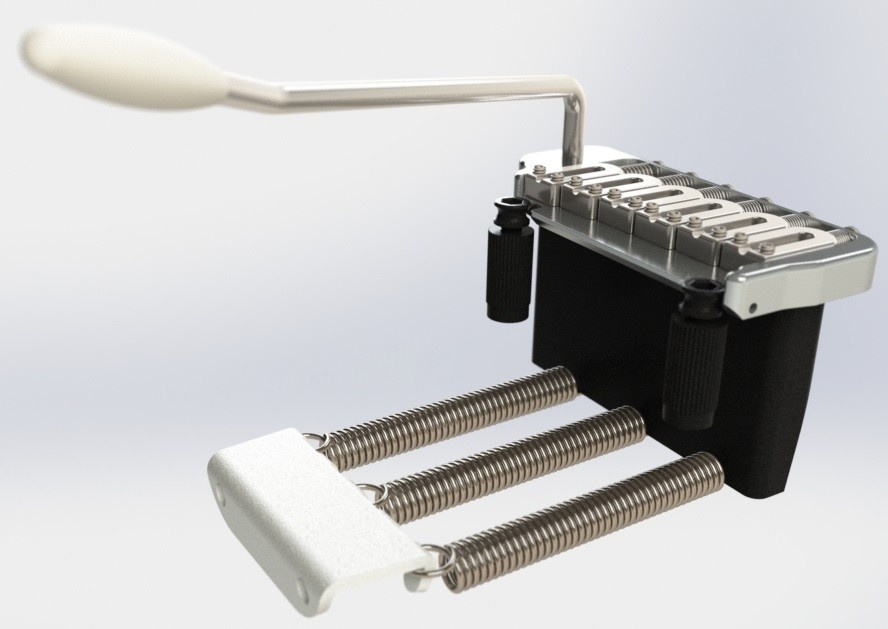 Hipshot 42100V US Contour tremolo chrome