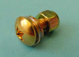 Bigsby arm screw & nut gold