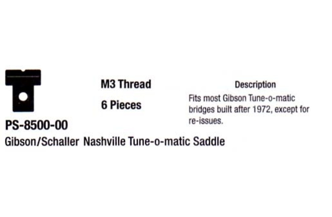 GraphTech PS-8500-00 saddles LP Schaller/Nashville