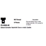 GraphTech PS-8500-00 saddles LP Schaller/Nashville