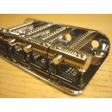 Vintage Style bass bridge with threaded rod saddles