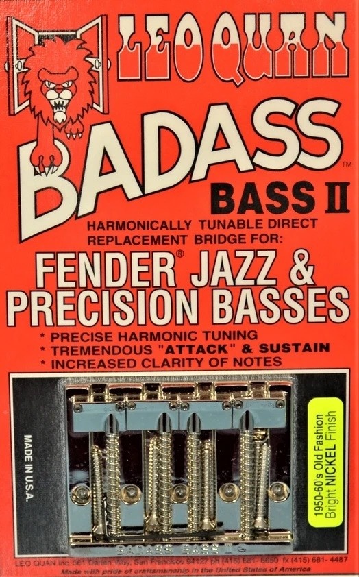 Badass II Bass Bridge chrome