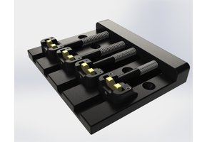 Hipshot 5K400 KickAss bass bridge black