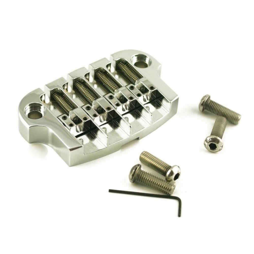 Hipshot 5G400 3-Point Supertone Gibson bass bridge chrome - Vox Humana