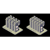 2TEK Bass bridge 5-string narrow
