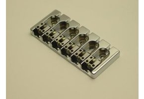 Hipshot 5A600B A-Style 3D 6-string bass bridge chrome