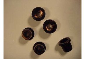 Bass string ferrules set/5 black