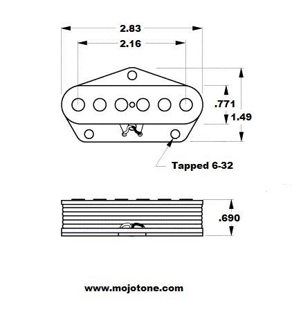 Mojotone Classic Tele pickup set