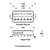 Mojotone Classic Humbucker Pickup set nickel