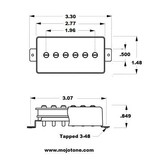Mojotone Humbucker Sized P90 Pickup set