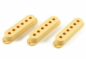 Strat pickup cover cream set/3