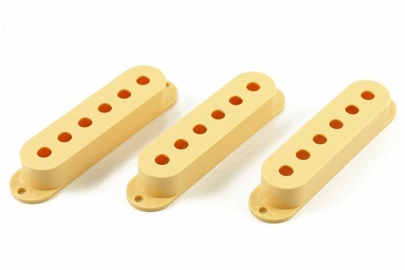 Strat pickup cover cream set/3