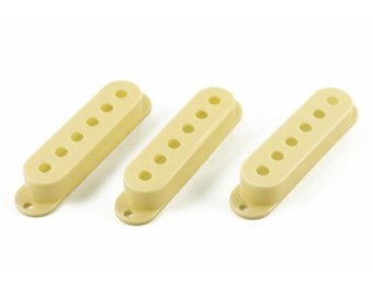 Stratocaster  pickup covers vintage cream set/3
