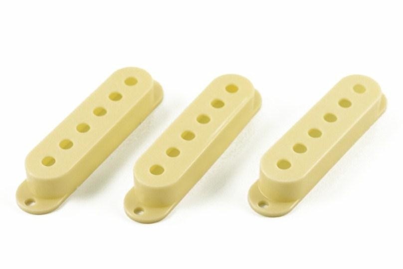 Stratocaster  pickup covers vintage cream set/3