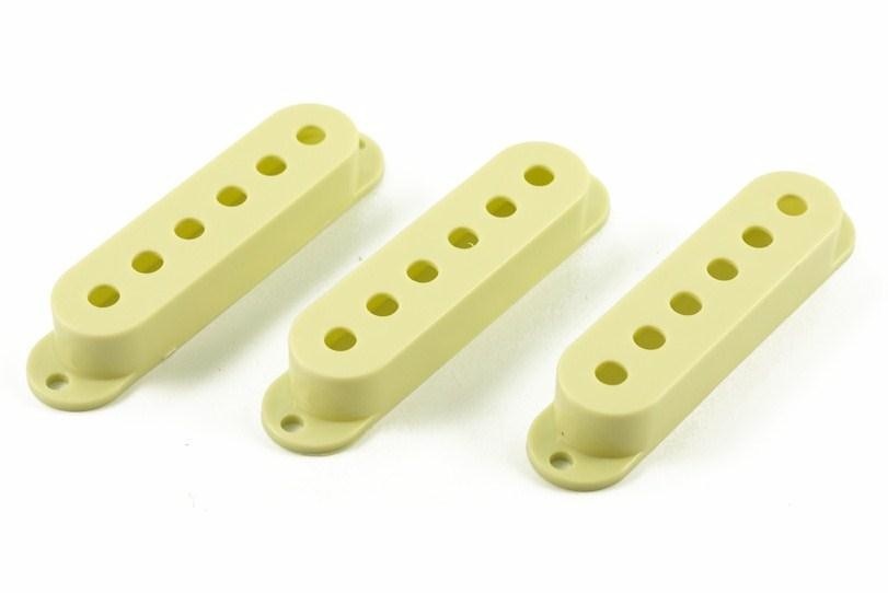 Strat pickup covers mint green set/3